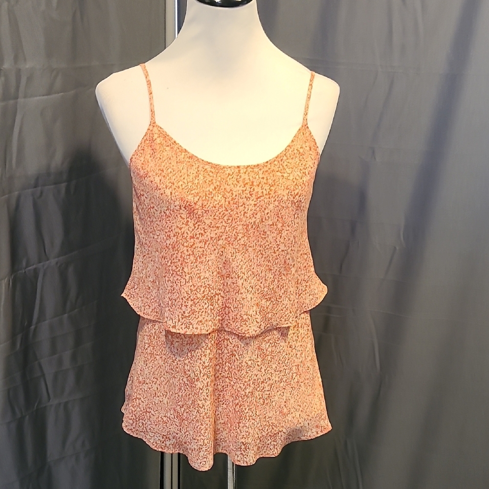Women's Orange Spaghetti Strap Top